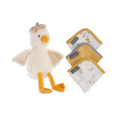 Plush Toy & Washers - Fuzzy Duck