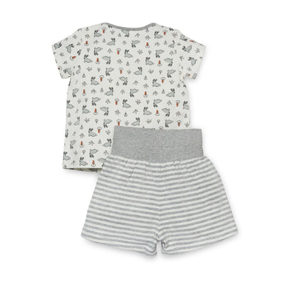 Kids Short Sleeve Pyjama Set - Bunny