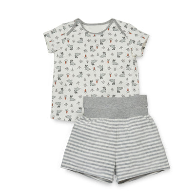 Kids Short Sleeve Pyjama Set - Bunny