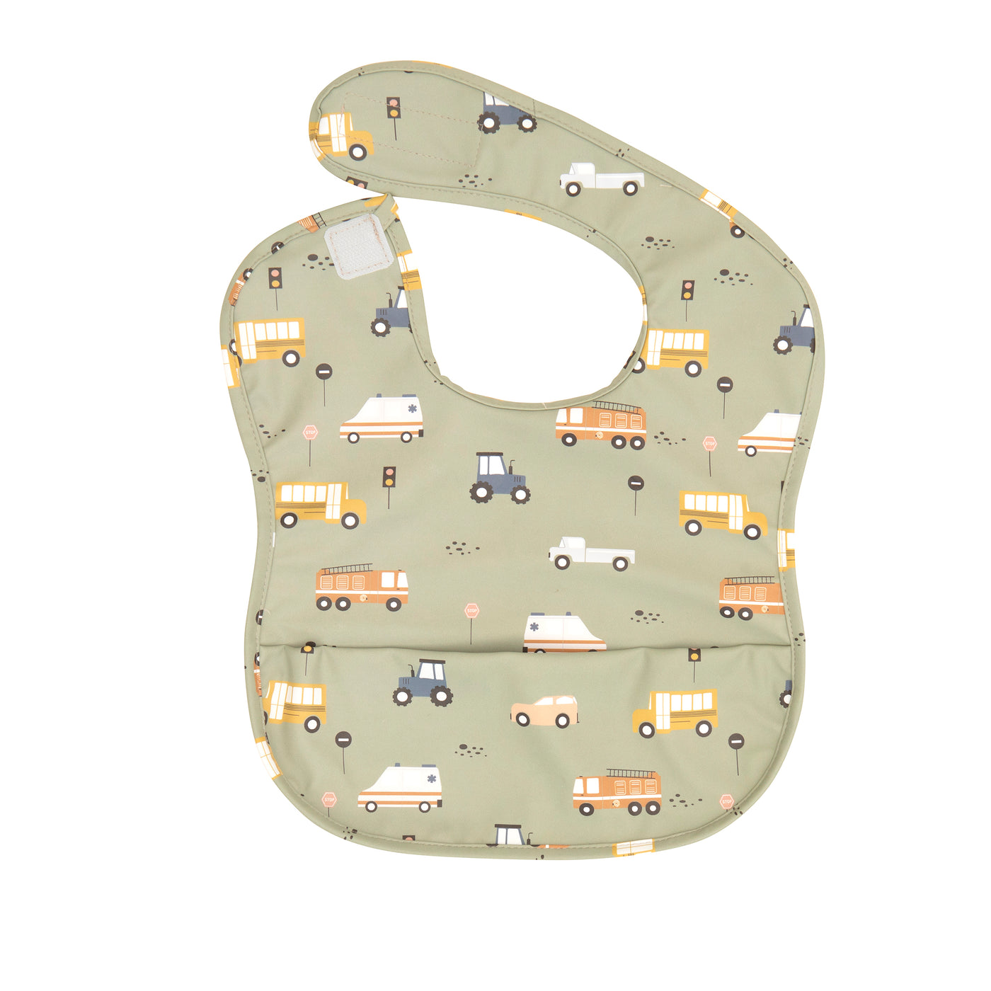 Recycled Pouch Bib - Crocodile