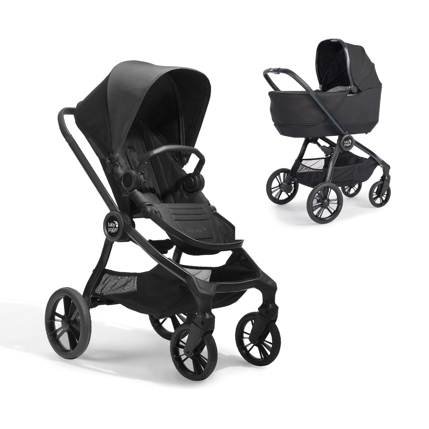 City Sights & Bassinet - Rich Black