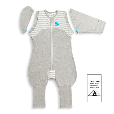 Swaddle Up™ Transition Suit 1.0 TOG - Grey - Belly Beyond 
