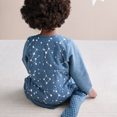 Sleep Suit Warm 2.5 TOG - Stellar Denim