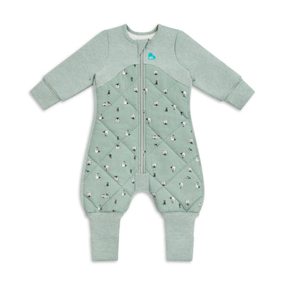 Sleep Suit Organic Warm 2.5 TOG - Lambs Best Friend Olive