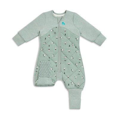 Sleep Suit Organic Warm 2.5 TOG - Lambs Best Friend Olive