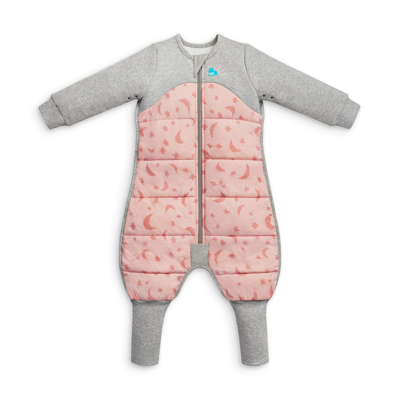 Sleep Suit Warm 2.5 TOG - Moonlight Pink