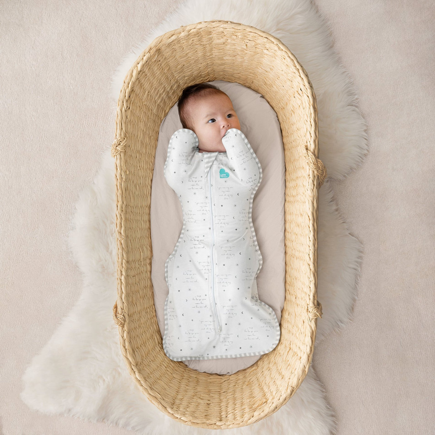 Swaddle Up™ Lite 0.2 TOG - 'You-Are-My'