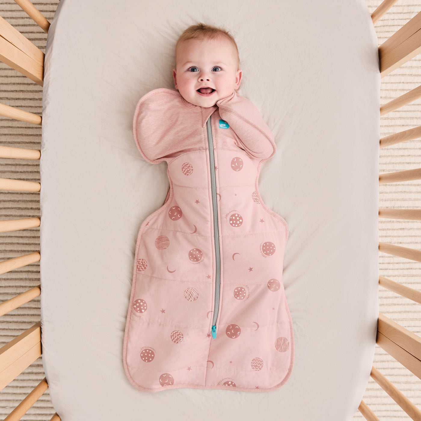 Swaddle Up™ Warm 2.5 TOG - Little Dreamer Dusty Pink