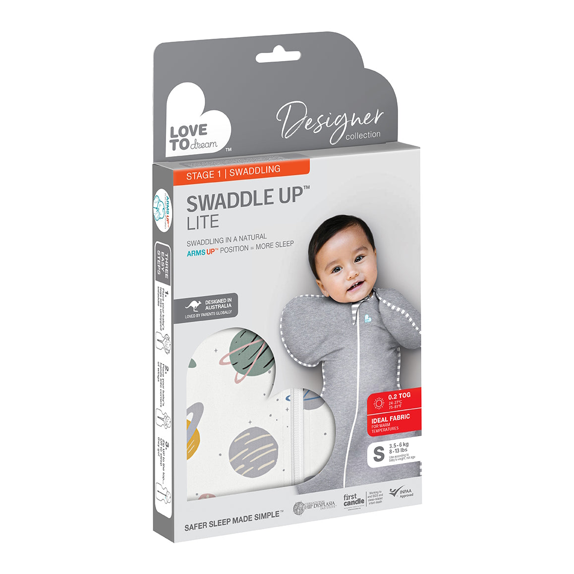 Swaddle Up™ Lite 0.2 TOG - Rocket
