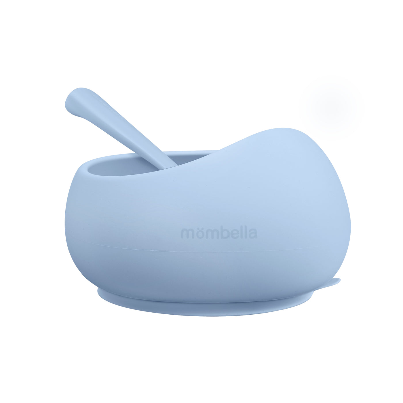 Silicone Suction Bowl - Light Blue