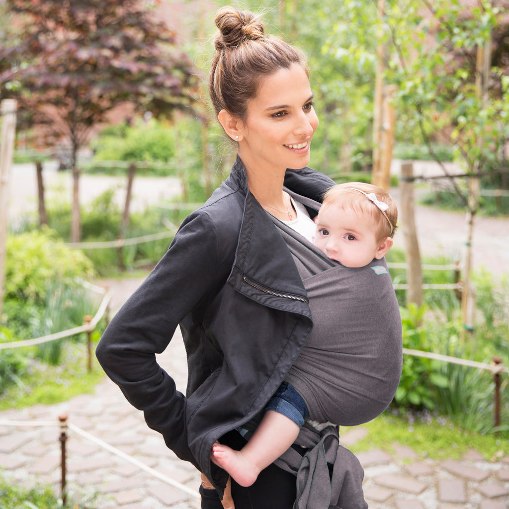 Classic Baby Wrap - Slate - Belly Beyond 