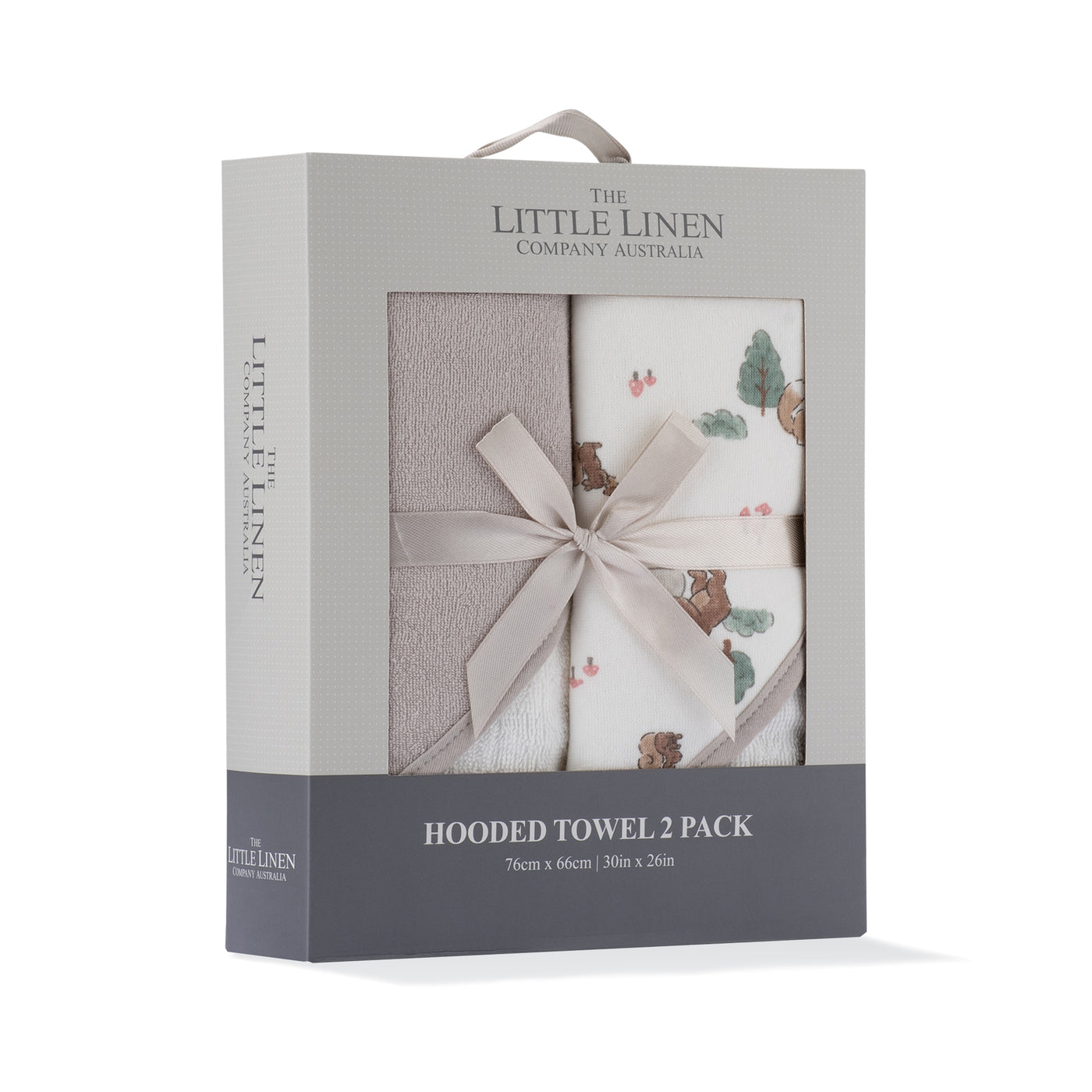Hooded Towel 2pk - Willow Bear