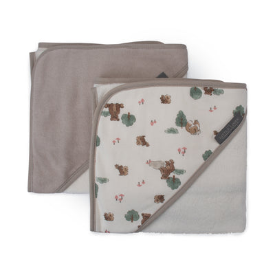Hooded Towel 2pk - Willow Bear