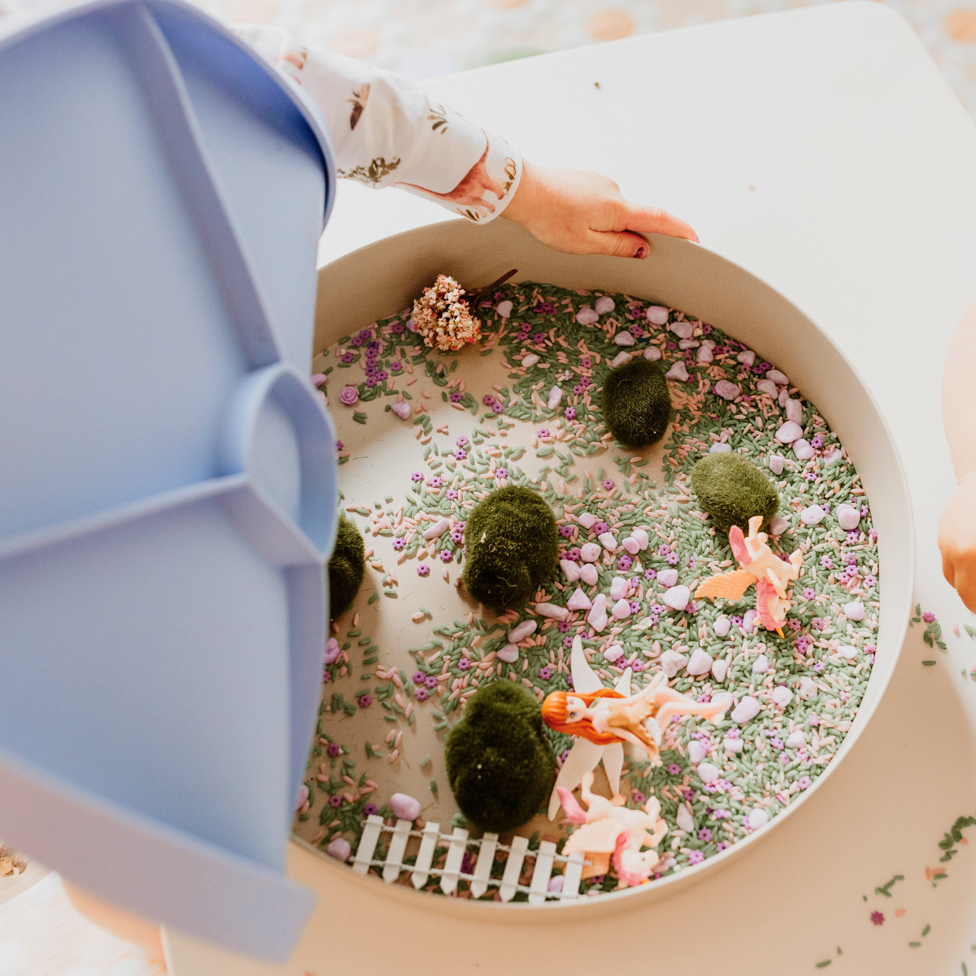 Tray Play - Soft Blue