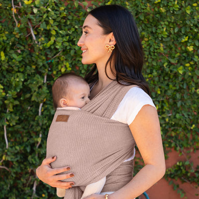 Waffle Knit Wrap - Sandstone