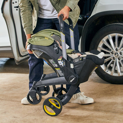 Infant Car Seat & Base - Desert Green