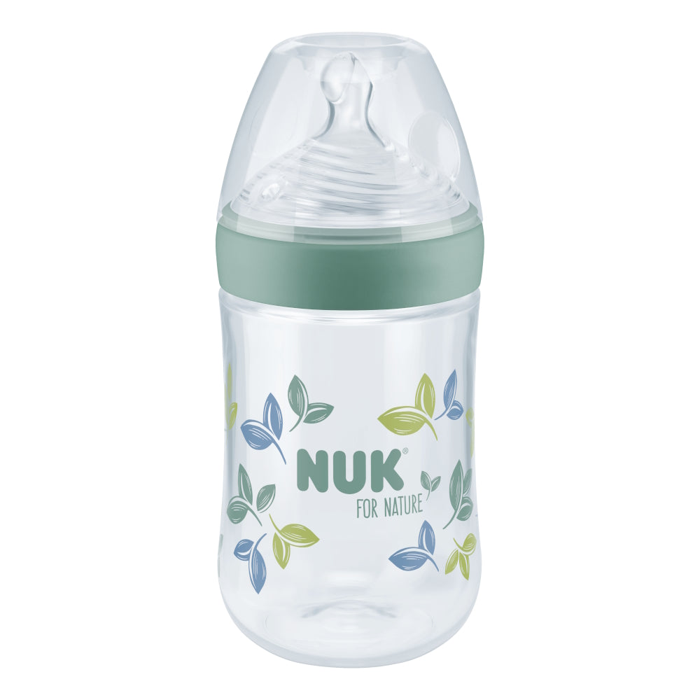 NUK for Nature Temp. Control Bottle - 260ml - Green
