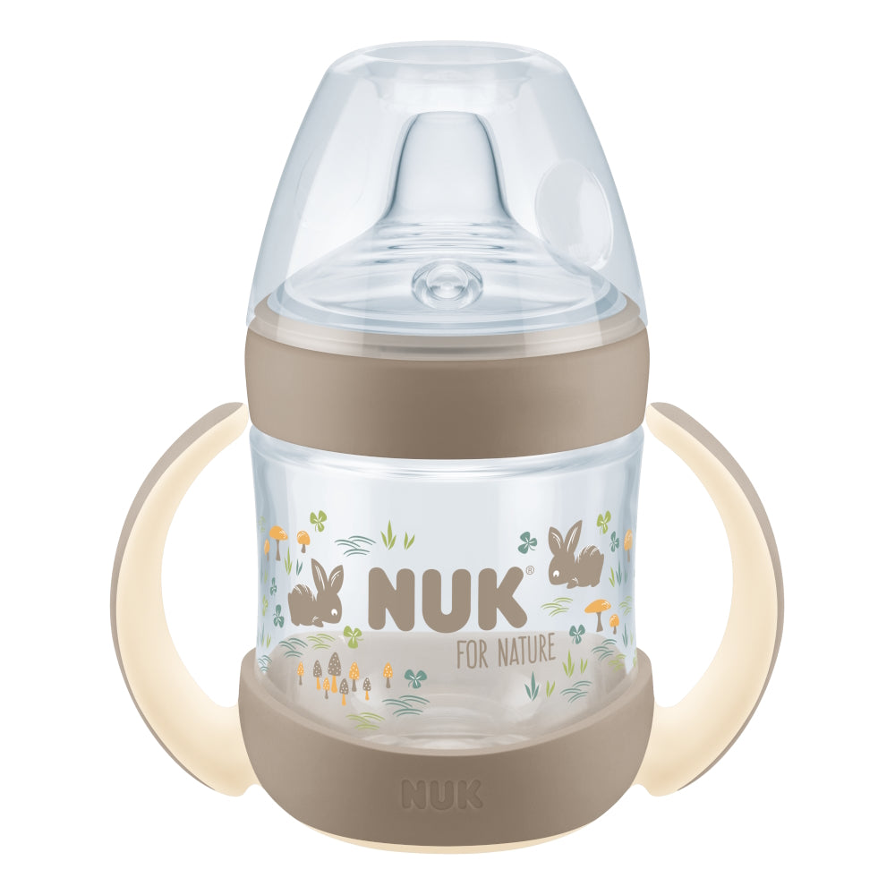 Nuk for Nature Learner Bottle with temp control - Beige