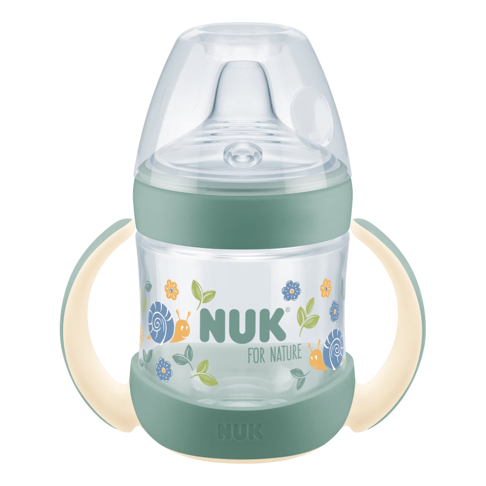 Nuk for Nature Learner Bottle with temp control - Green