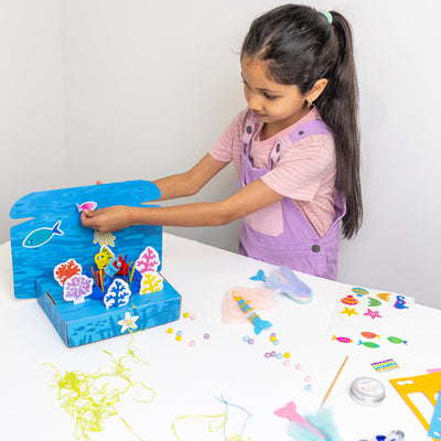 Little Learners Mermaid Mini Creative Kit - My Creative Box