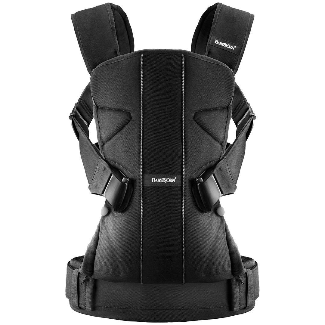 BabyBjorn Baby Carrier One Cotton Black Belly Beyond Belly Beyond