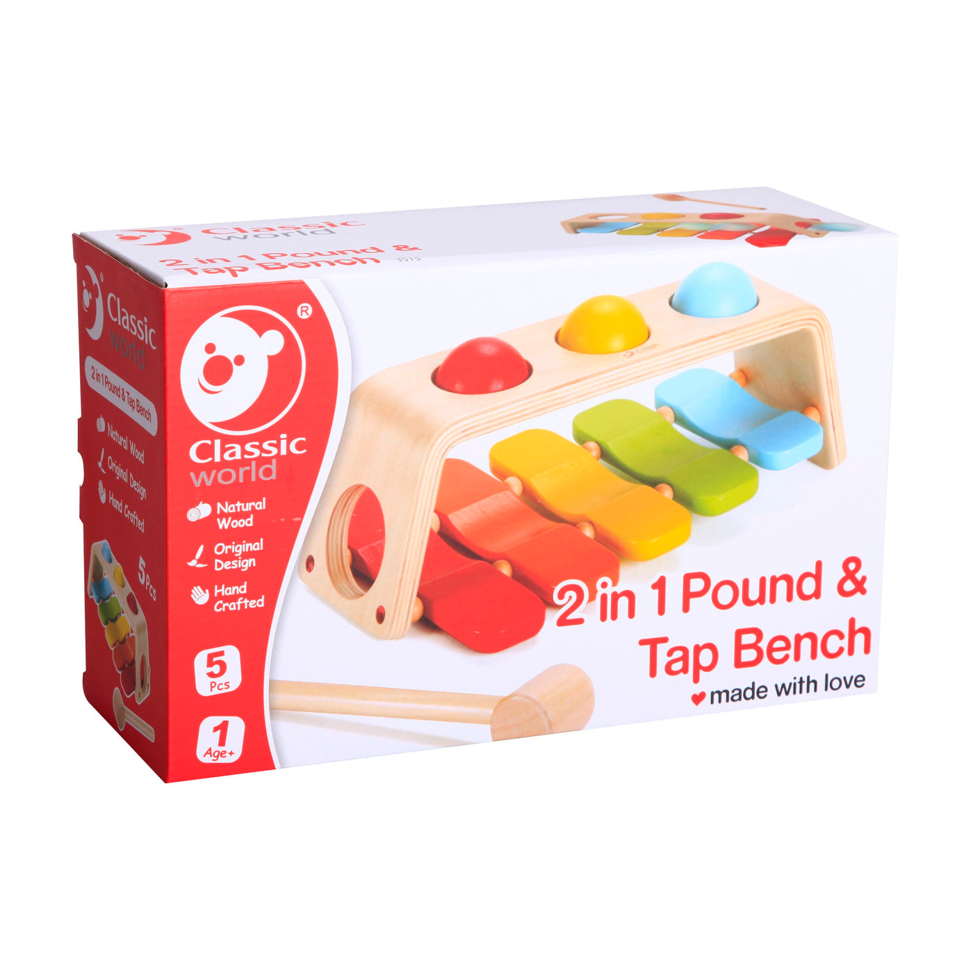 2 in 1 Pound & Tap Bench