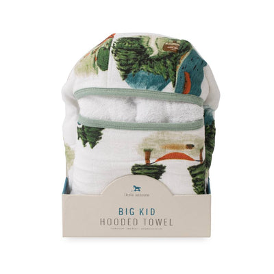 Big Kid Hooded Towel - Happy Camper