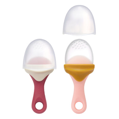PULP Silicone Feeder 2pk - Pink/Coral