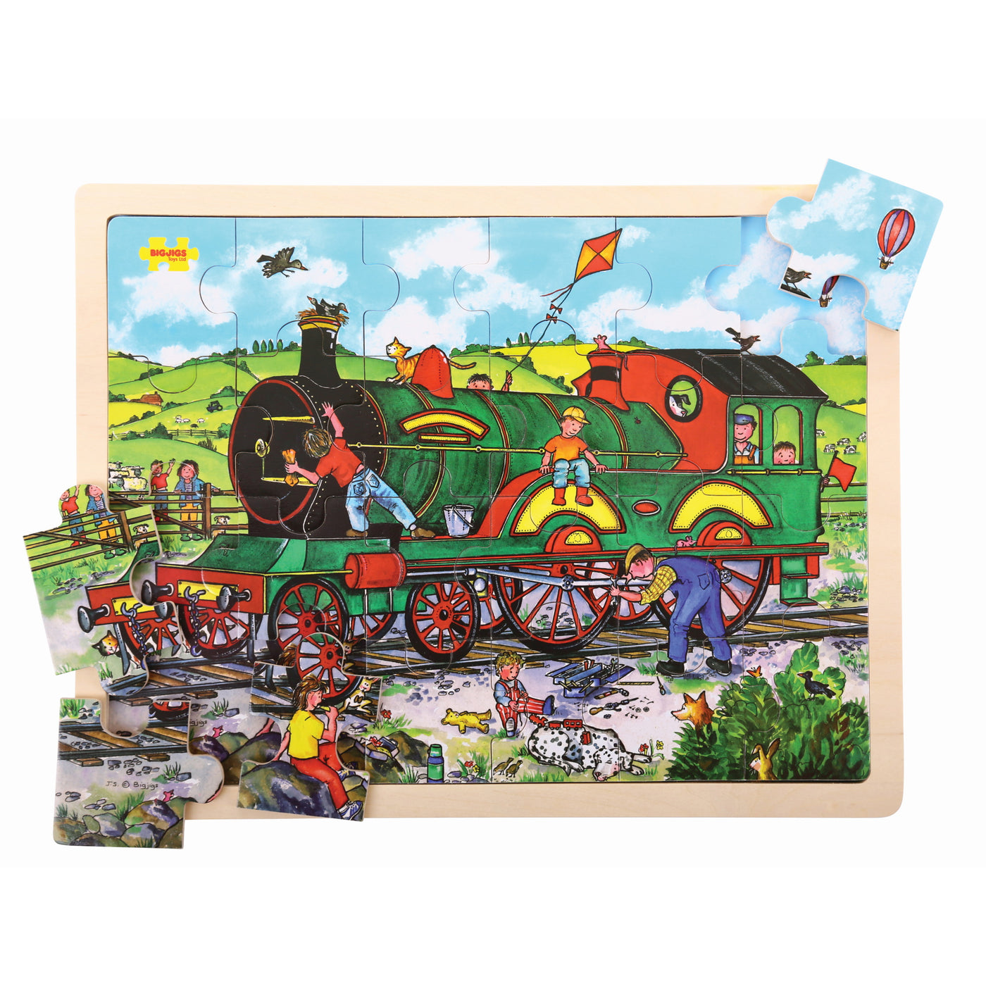 24 Piece Puzzle Tray - Train