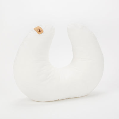 Organic Cotton Feeding & Infant Support Pillow - White