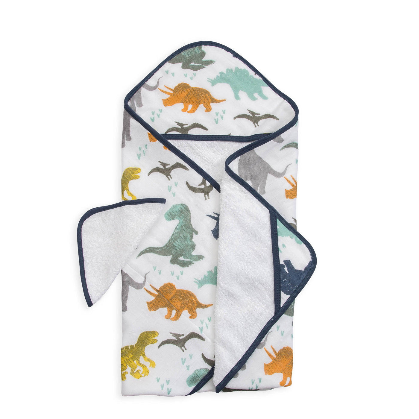 Hooded Towel & Wash Cloth - Dino Friends