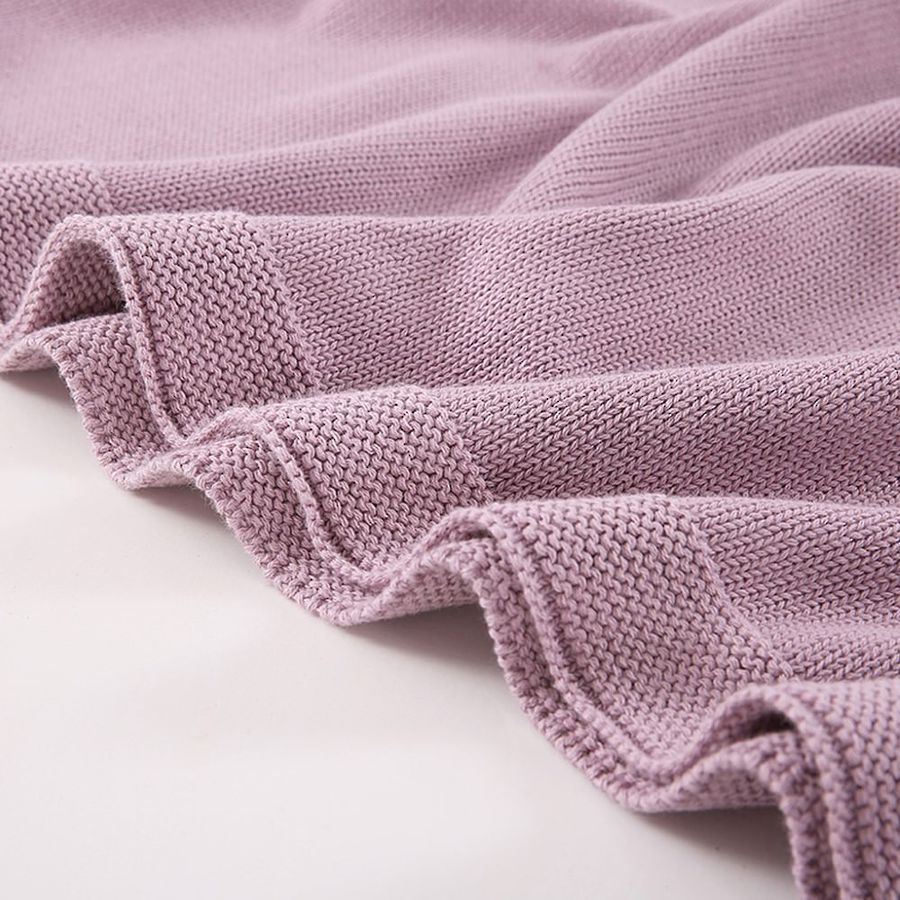 Organic Cotton Sweet Dreams Cot Blanket - Rose