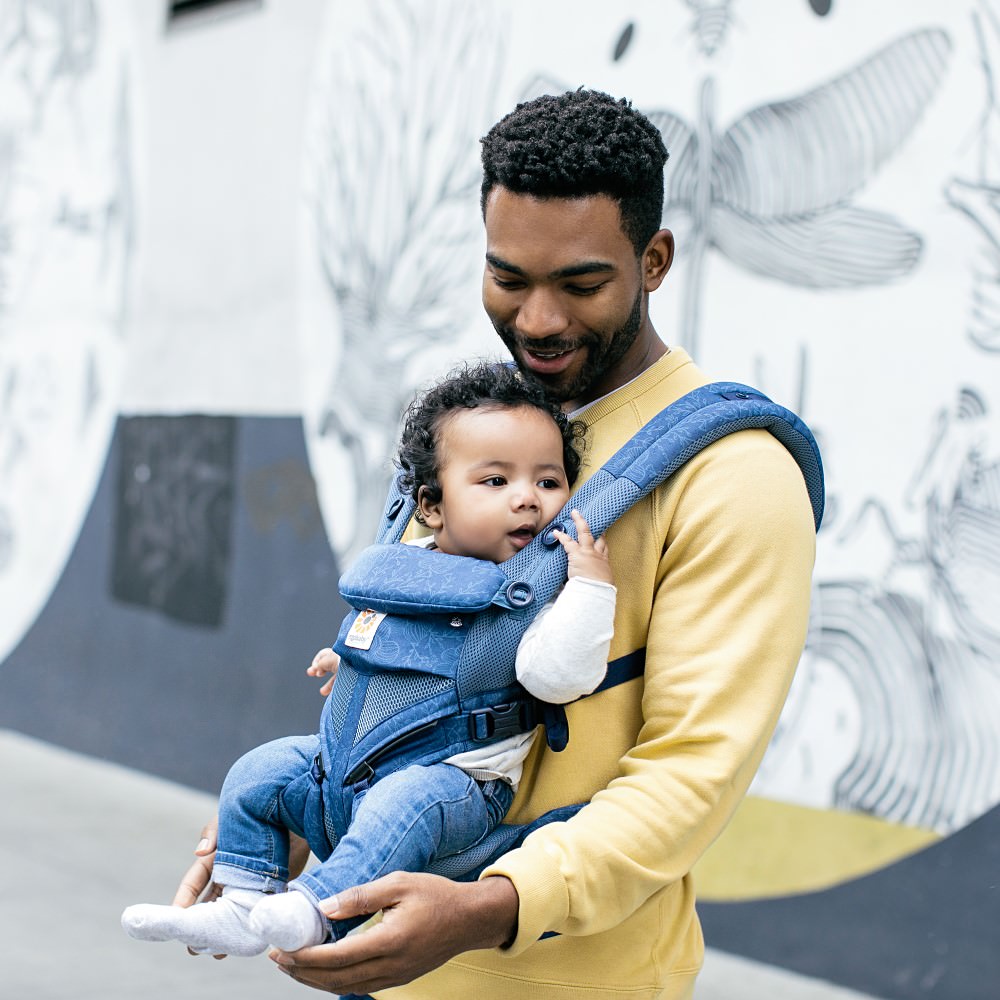 Ergobaby Omni 360 Carrier Cool Air Mesh - Blue Blooms