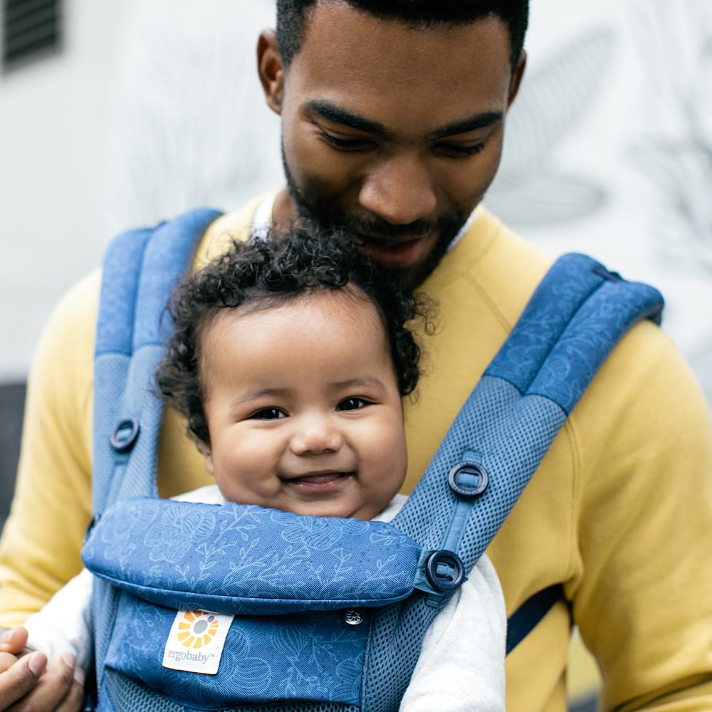 Ergobaby Omni 360 Carrier Cool Air Mesh - Blue Blooms