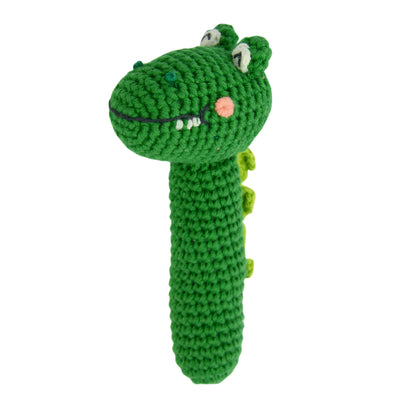 Crochet Rattle - Curious Croc