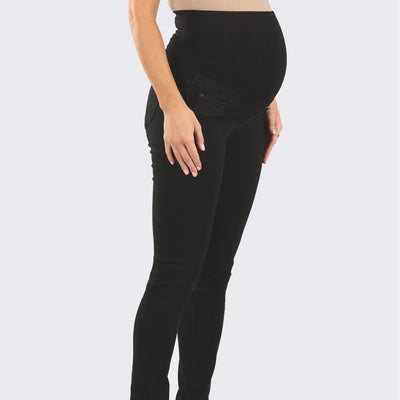 Maternity High Waist Denim Jeans - Black