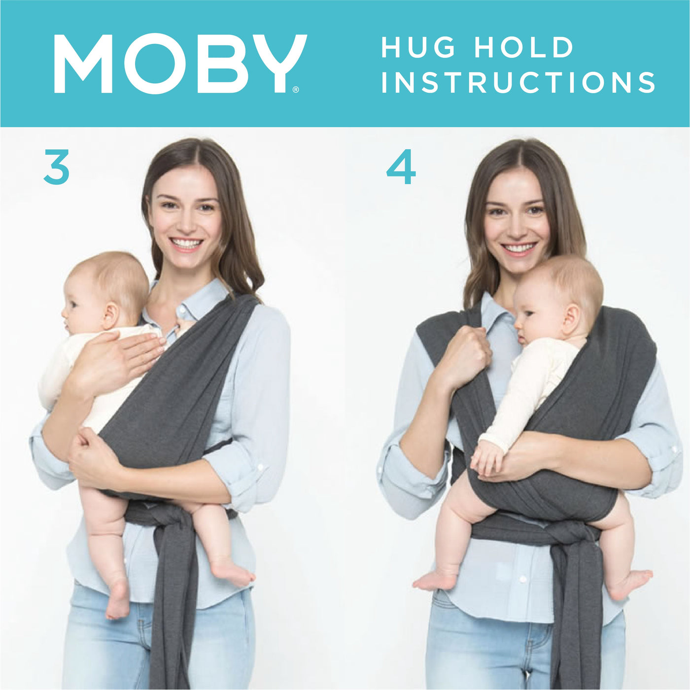 Moby | Evolution Baby Wrap - Stitches - Belly Beyond 