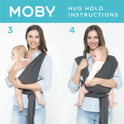 Moby | Evolution Baby Wrap - Denim - Belly Beyond 