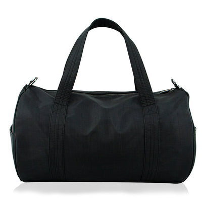 Kingston Duffle Bag Nappy Bag - Black Nylon