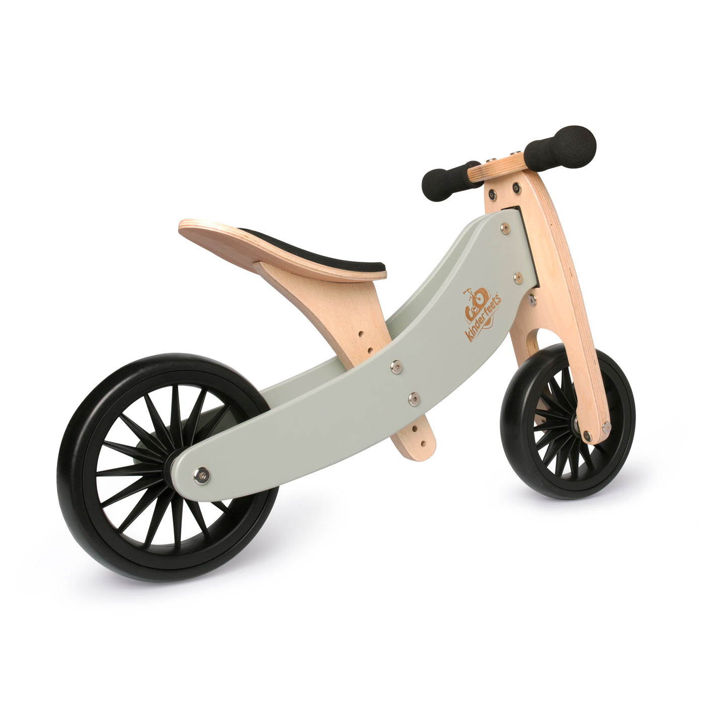 Kinderfeets | Tiny Tot Plus Trike/Balance Bike - Silver Sage - Belly Beyond 