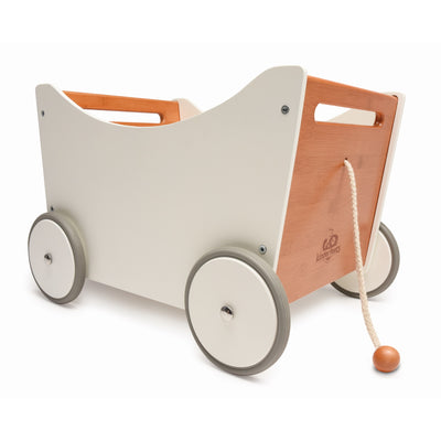 Kinderfeets | Toy Box Walker - White/Bamboo - Belly Beyond 
