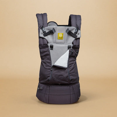 LÍLLÉbaby | COMPLETE All Seasons Baby Carrier - Charcoal/Silver - Belly Beyond 
