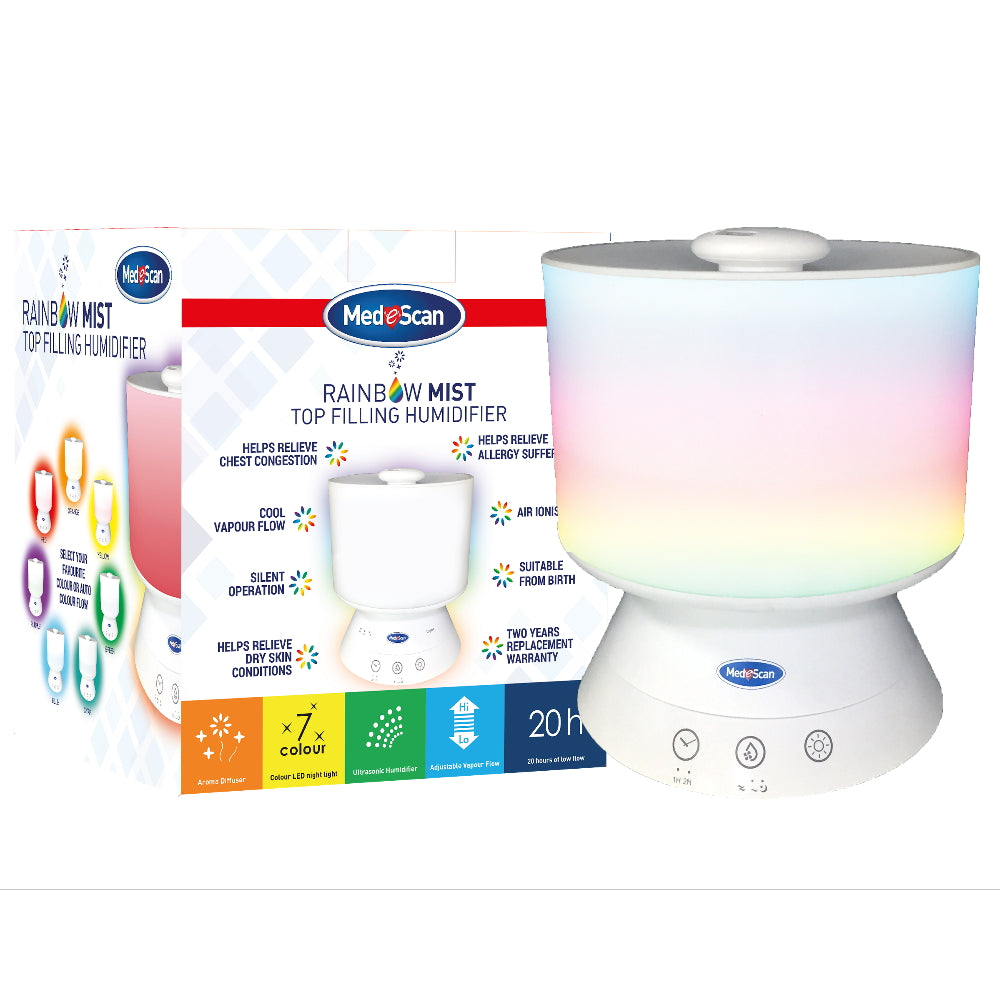 Top Filling Rainbow Mist Humidifier - Belly Beyond 