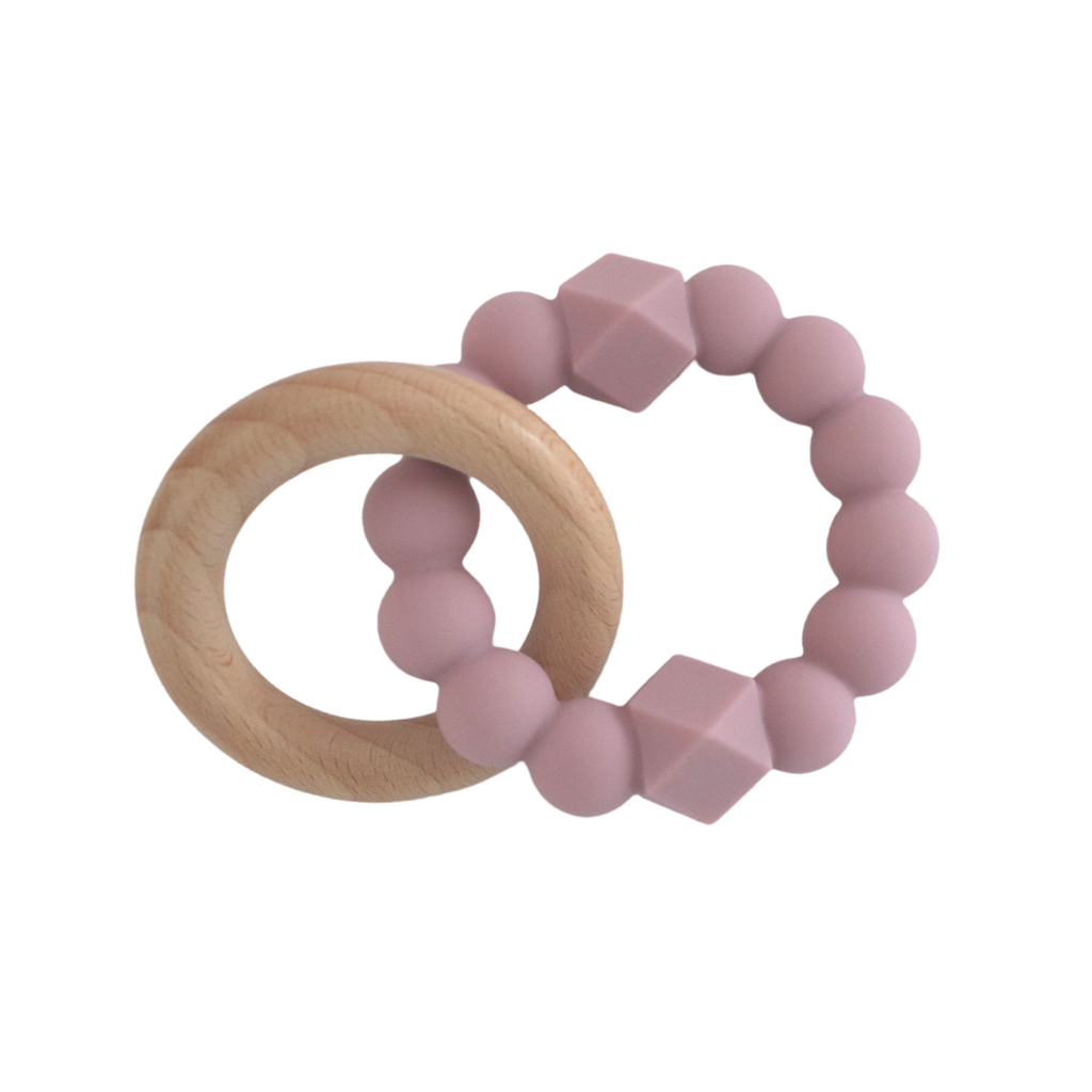 Jellystone Moon Teether Mauve Belly Beyond – Belly Beyond