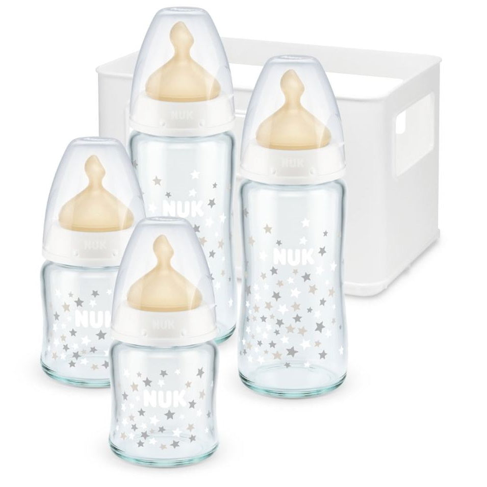 First Choice Plus Glass Bottle SET with Temp. Control & Latex Teats