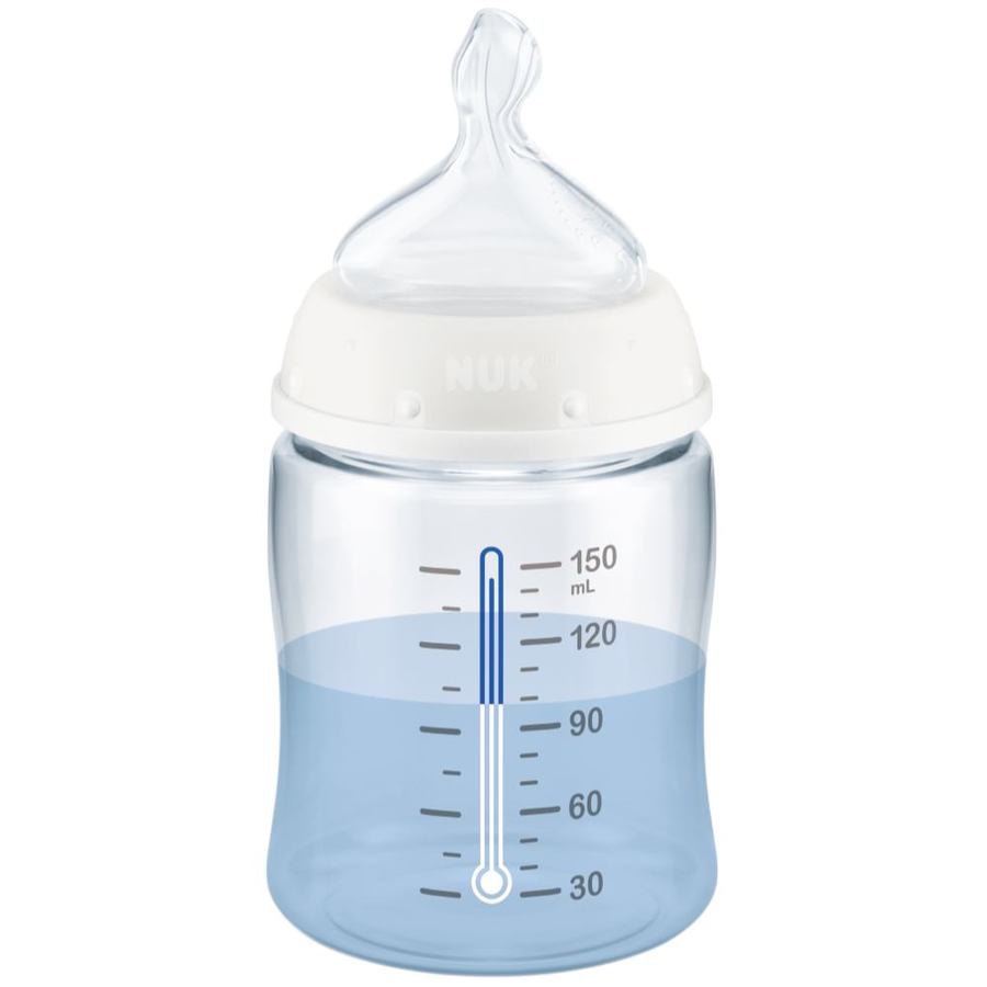 First Choice Plus Baby Bottle Temp. Control - 150ml - White