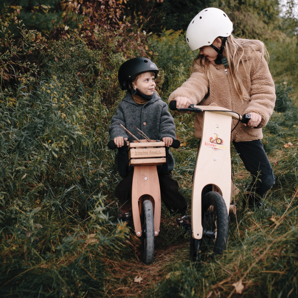 Kinderfeets | Toddler Bike Helmet - Matte Silver Sage - Belly Beyond 