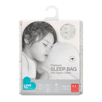 Sleep Bag Organic Warm 0.2 TOG - Grey