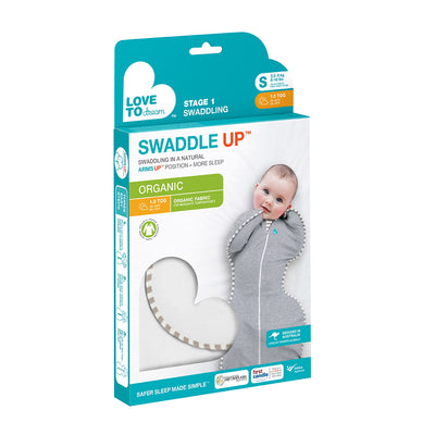 Love to Dream | Swaddle Up™ Organic 1.0 TOG - Cream - Belly Beyond 