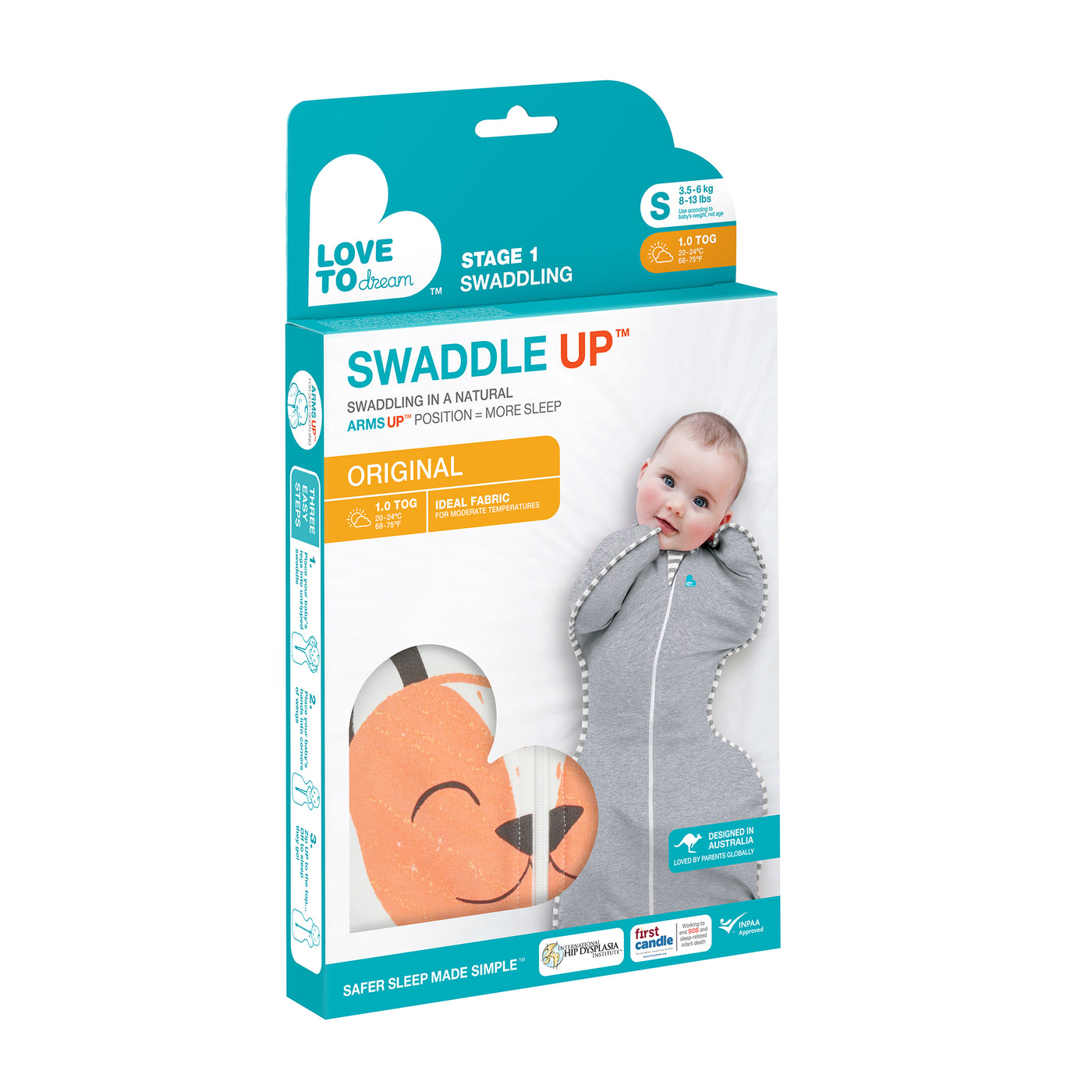 Swaddle Up™ Character 1.0 TOG - Fox